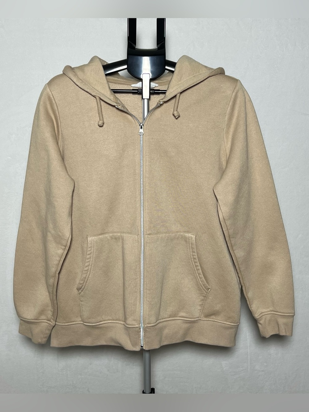 PRIMARK Tan Beige Full Zip Hoodie Sweater Jacket - size XL